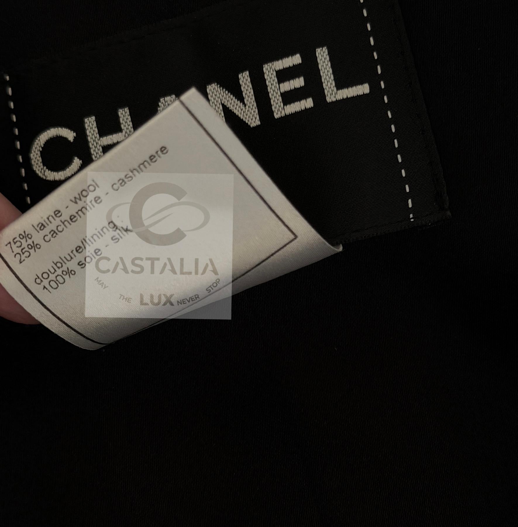 CHANEL París / LONDRES Raro Abrigo Gripoix Joya 36 FR en venta 12