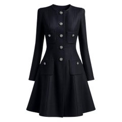 CHANEL Paris / LONDON Rare Jewel Gripoix Coat 36 FR