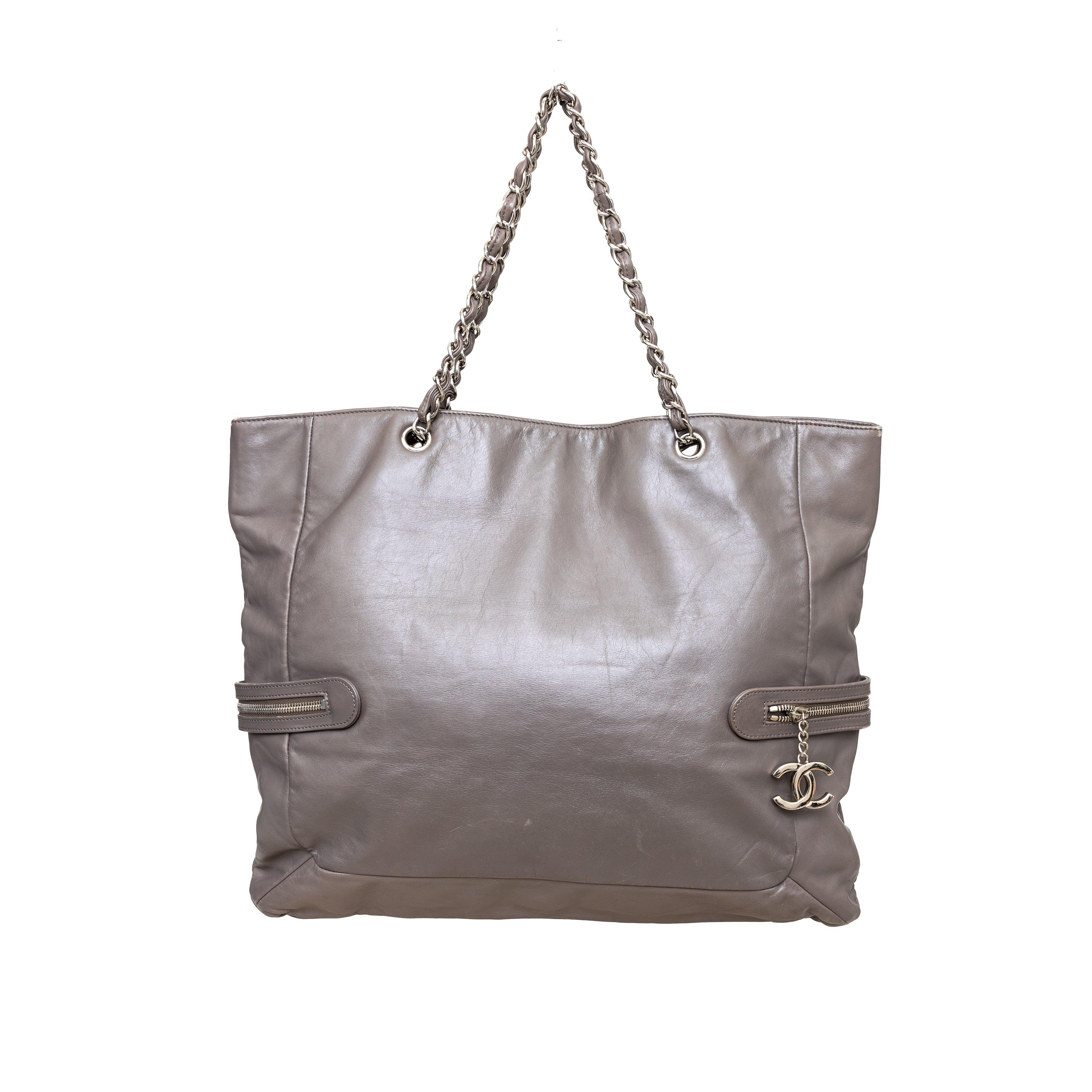 Gray Chanel Paris London Shopper Tote - '00s