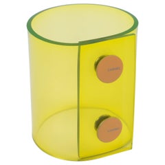 Chanel Paris Bracelet Massif Transparent Jaune Néon