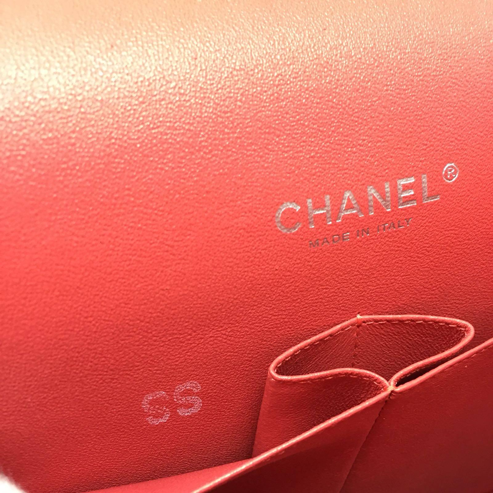 Chanel Paris Coral Caviar Matte Leather Maxi Jumbo Timeless Bag, 2015 7