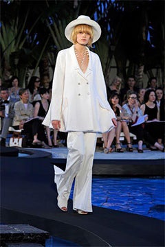 Manteau en tweed Chanel Paris / Miami Runway