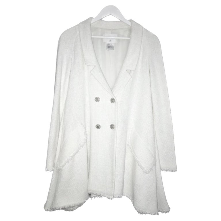 Chanel Paris / Miami Runway Tweed Coat For Sale at 1stDibs