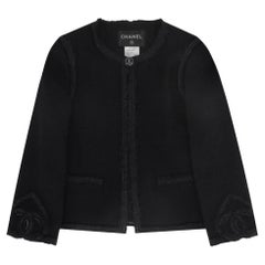 Chanel Paris Miami Wool Tweed Jacket With 'CC' Logo Hearts