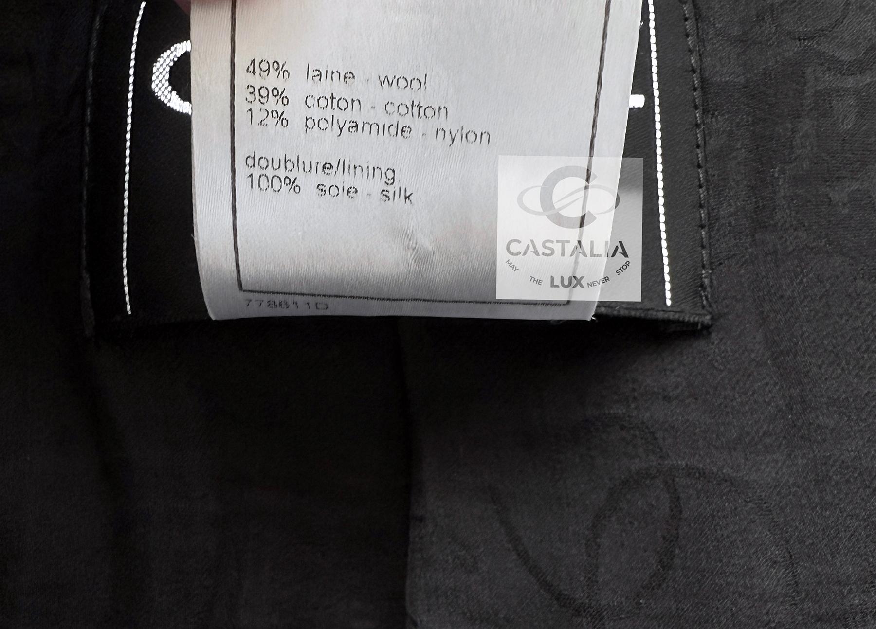 Chanel Paris / Monaco CC Buttons Lesage Tweed Jacket 34 FR 7