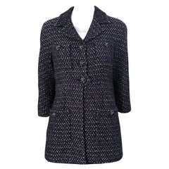 Chanel Paris / Monaco CC Buttons Lesage Tweed Jacket 34 FR