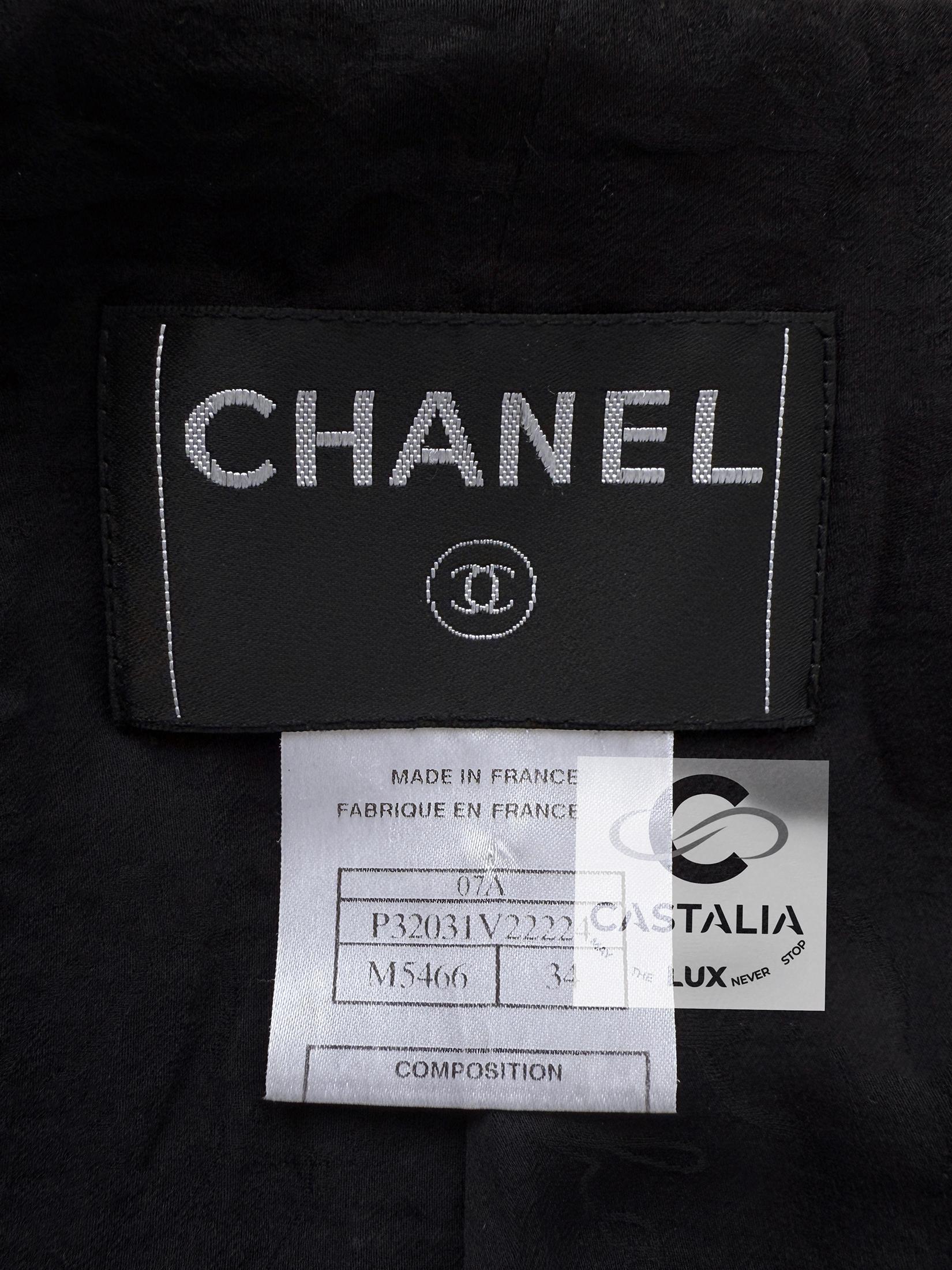 CHANEL Paris / Monte Carlo Collection Lesage Tweed Jacke 34 FR im Angebot 10