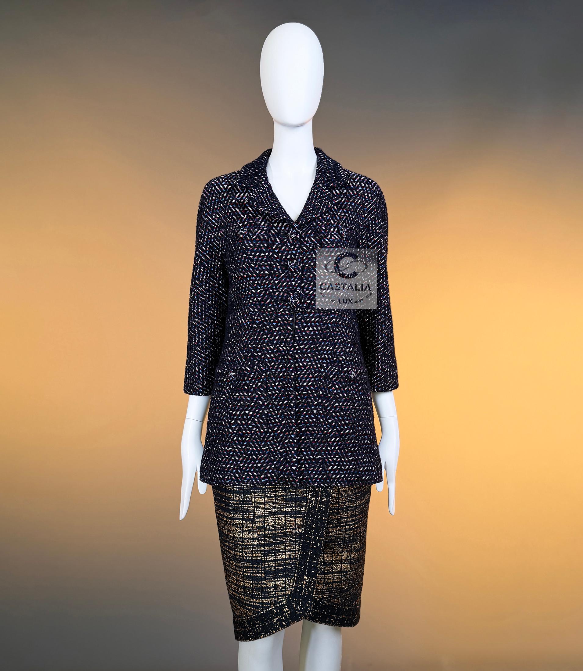 CHANEL Paris / Monte Carlo Collection Lesage Tweed Jacke 34 FR im Zustand „Hervorragend“ im Angebot in Dubai, AE