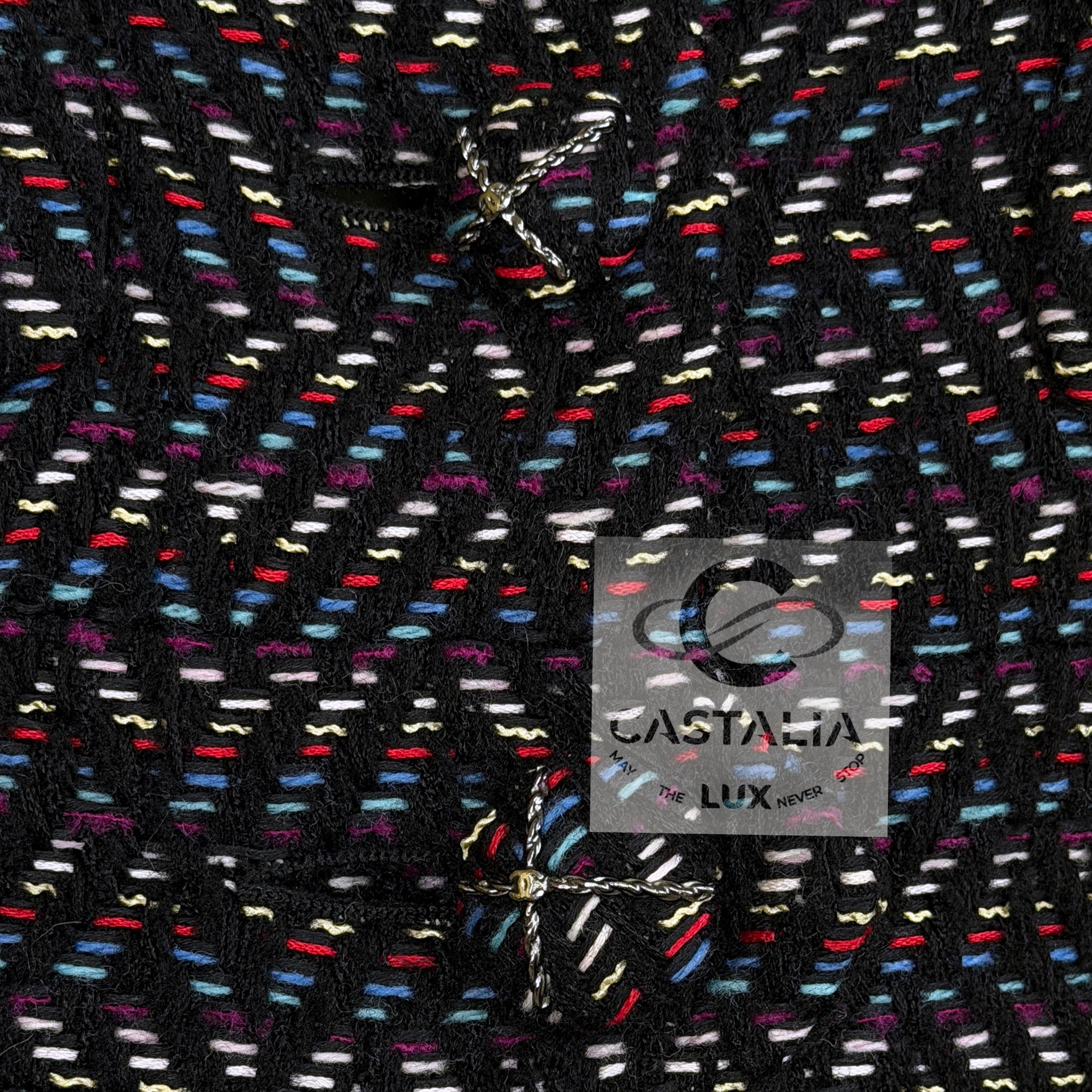 CHANEL Paris / Monte Carlo Collection Lesage Tweed Jacke 34 FR im Angebot 2