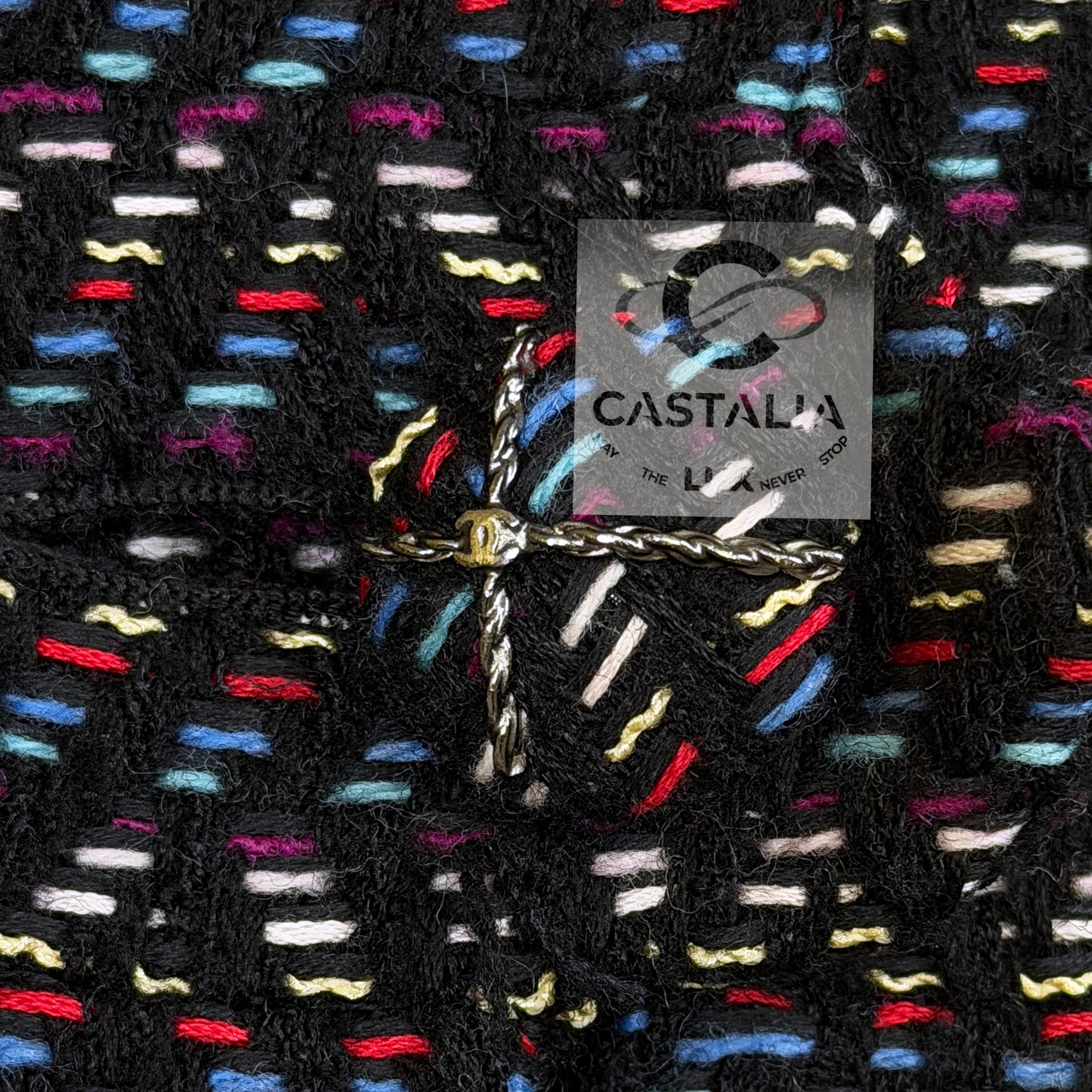 CHANEL Paris / Monte Carlo Collection Lesage Tweed Jacke 34 FR im Angebot 3