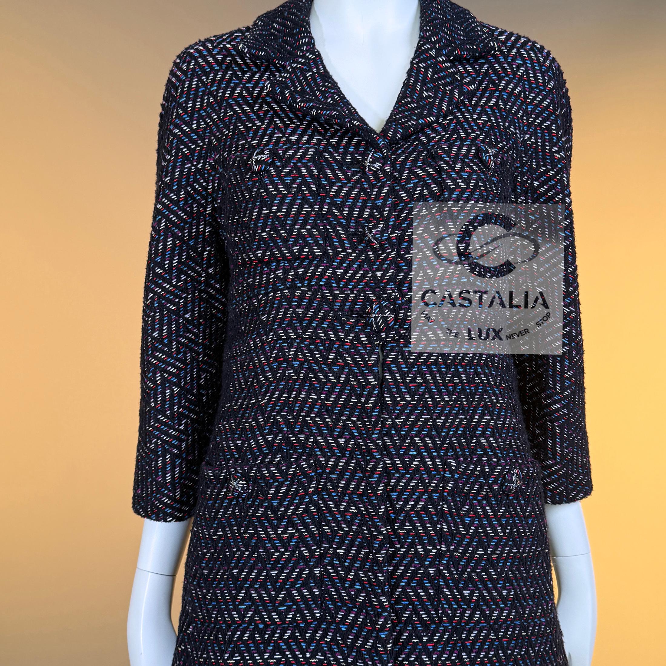 CHANEL Paris / Monte Carlo Collection Lesage Tweed Jacke 34 FR im Angebot 4