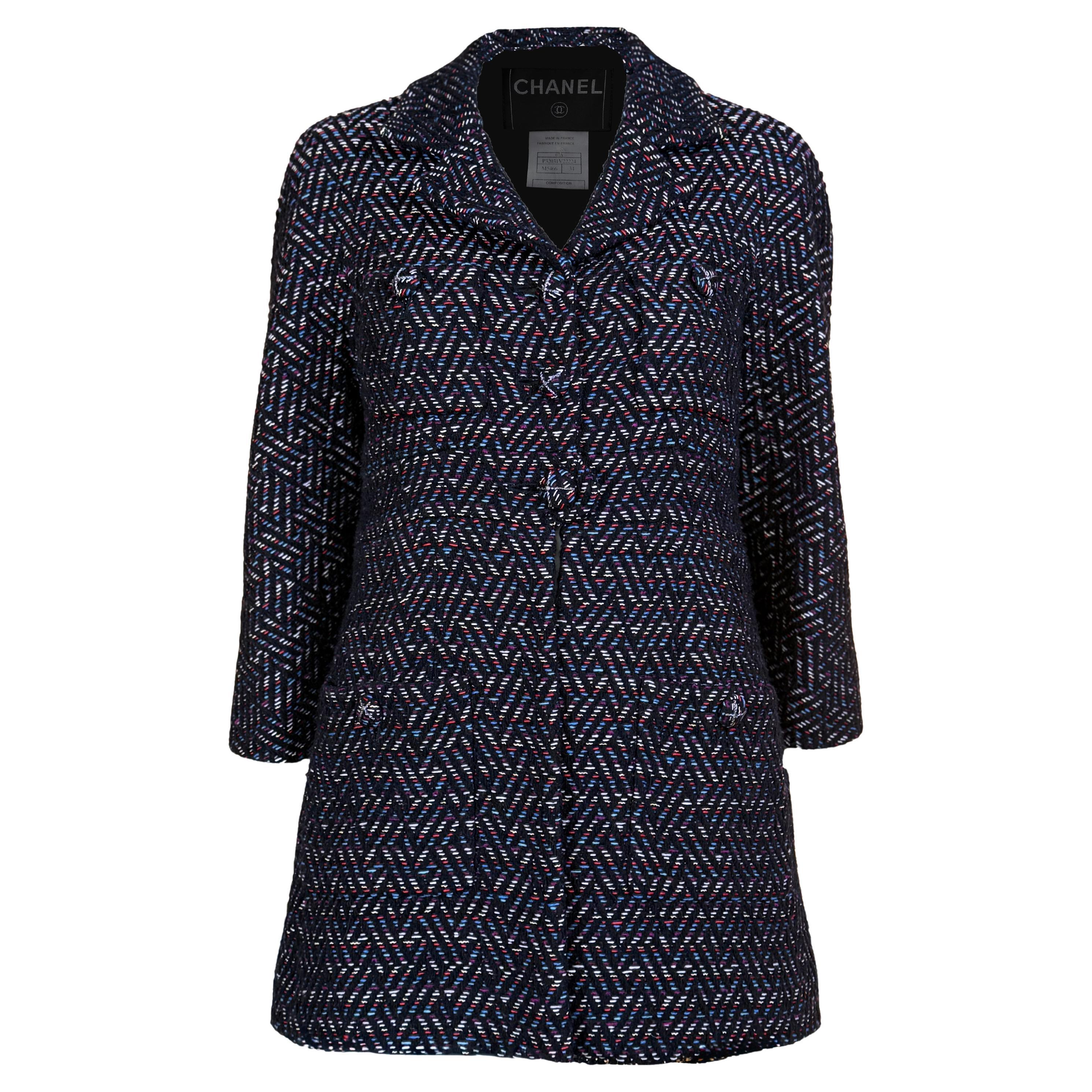 CHANEL Paris / Monte Carlo Collection Lesage Tweed Jacket 34 FR
