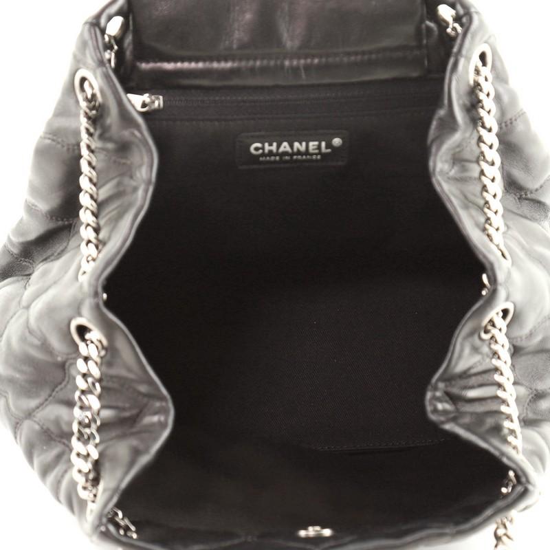 Black Chanel Paris-Moscow Cells Accordion Tote Quilted Lambskin Small