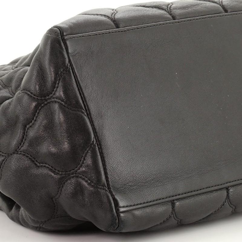 Chanel Paris-Moscow Cells Accordion Tote Quilted Lambskin Small In Good Condition In NY, NY