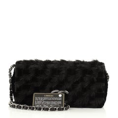 Chanel Paris-Moscow Chain Clutch Woven Velvet and Calf Hair