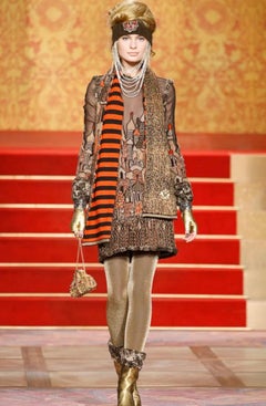 Chanel Paris Moscow Pre Fall 2009 runway Skyline dress by Karl Lagerfeld