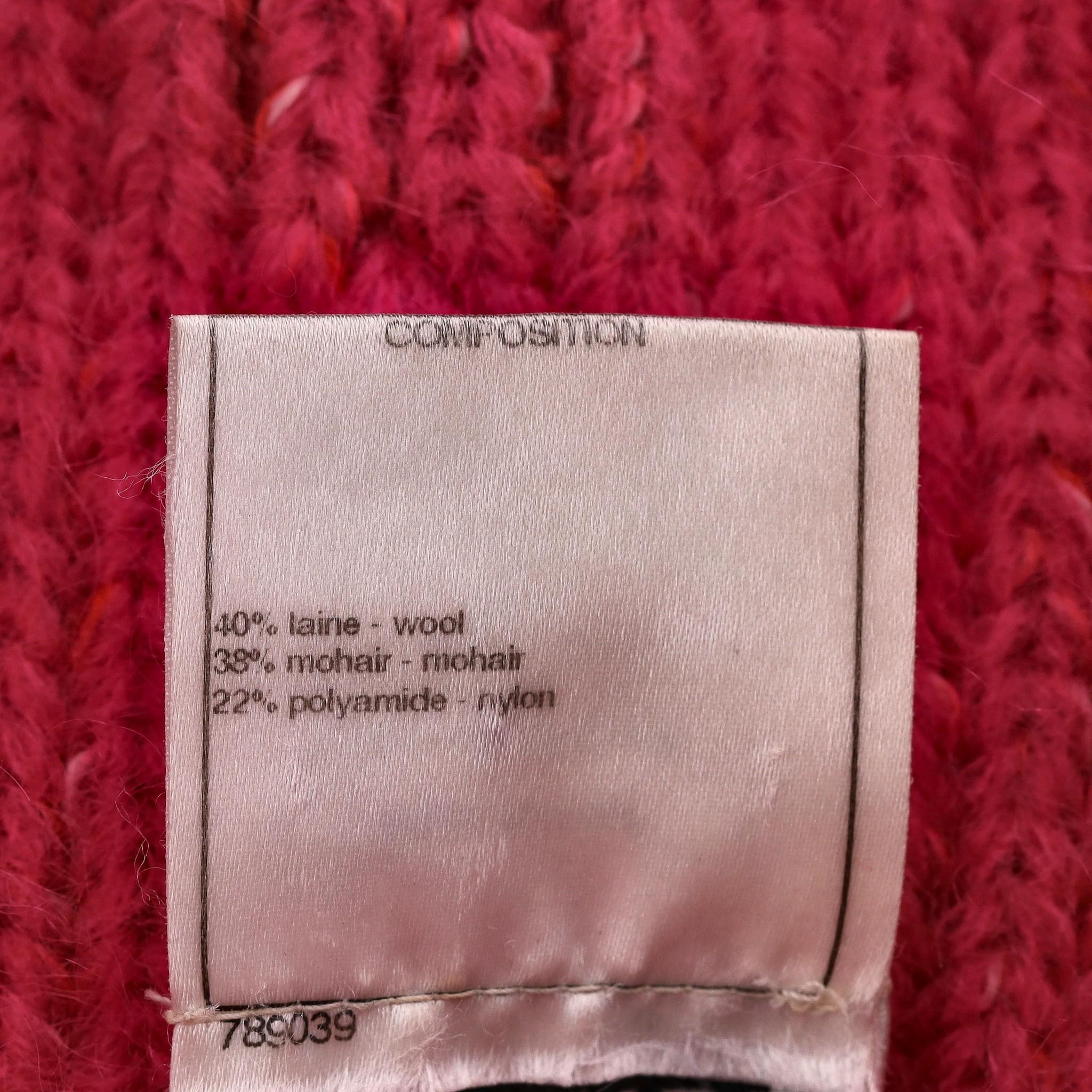 Chanel Paris Moscow Wool & Mohair Cardigan/Jacket For Sale 1