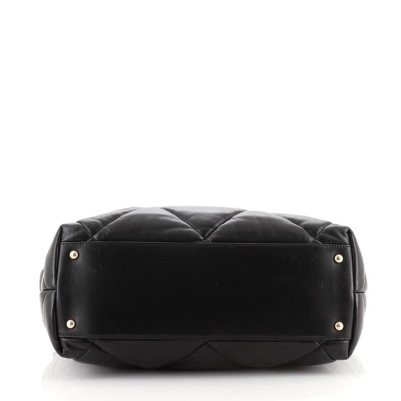 Women's Chanel Paris-New York Bowling Bag Quilted Lambskin Medium