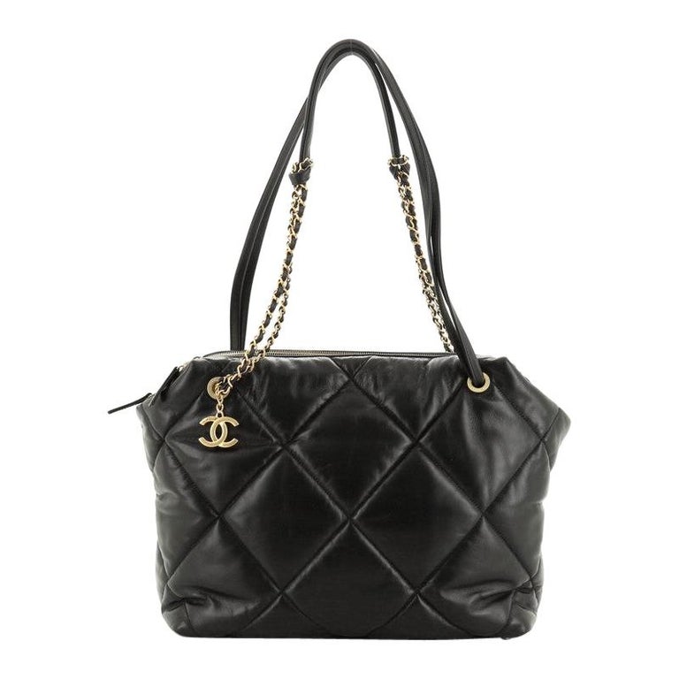 CHANEL Caramel CC Small Bowling Bag