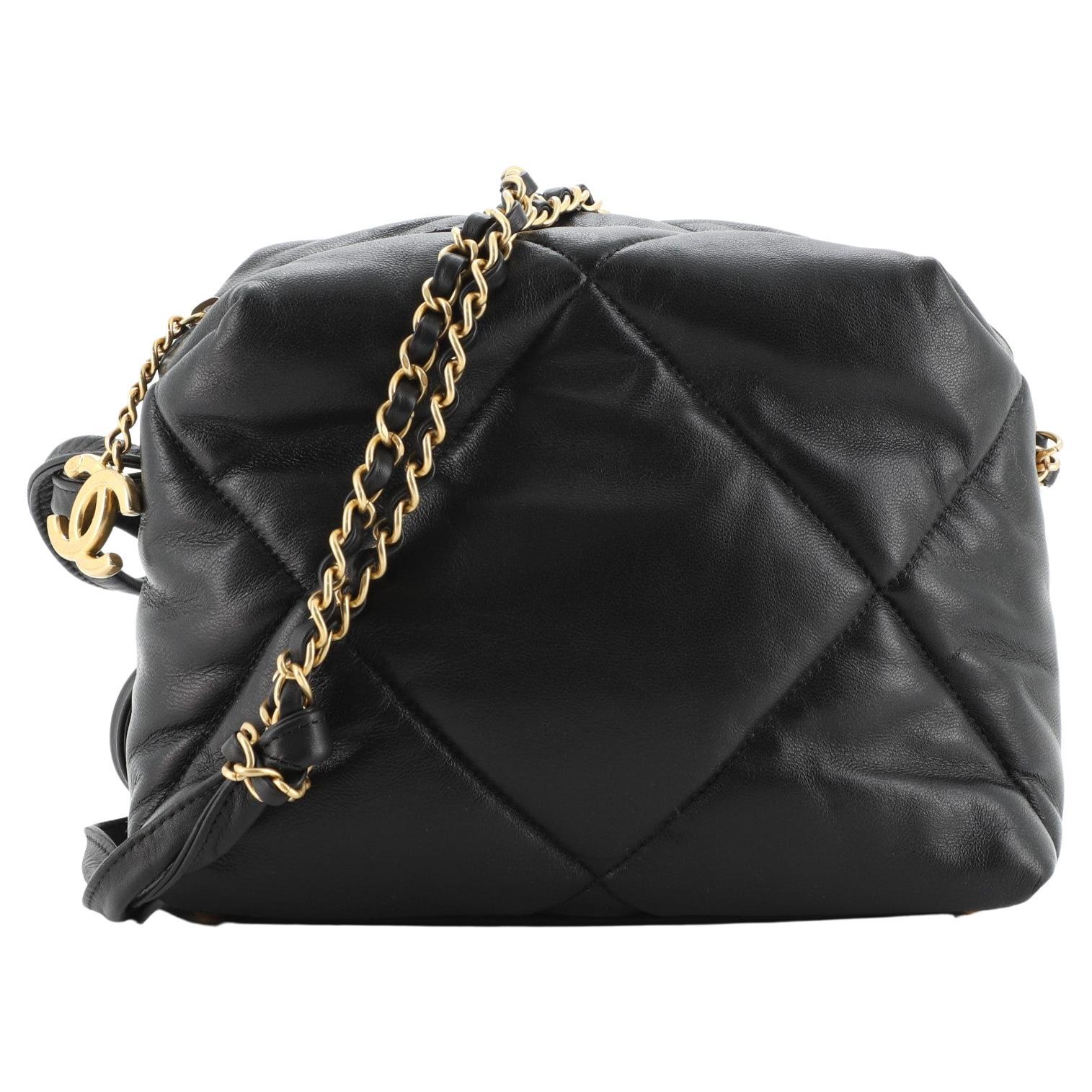 Chanel Paris-New York Bowling Bag Quilted Lambskin Mini at 1stDibs