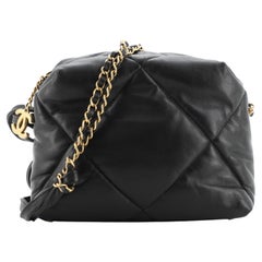 Chanel Paris-New York Bowling Bag Quilted Lambskin Mini