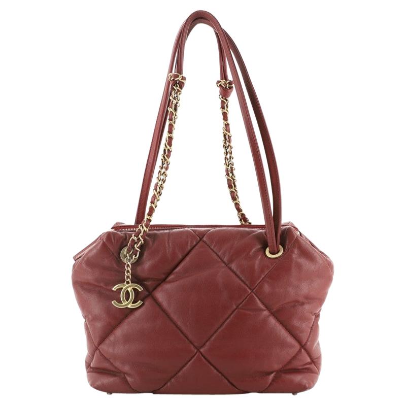Chanel Paris-New York Bowling Bag Quilted Lambskin Small