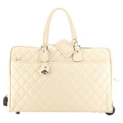 Chanel Paris-New York Rolling Duffle Bag Quilted Calfskin Large