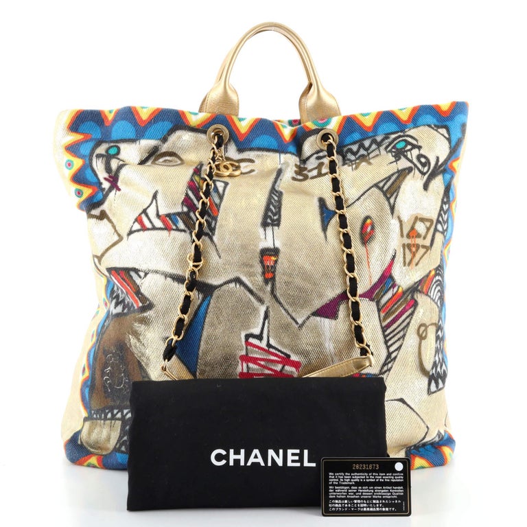 CHANEL Canvas Exterior Large Bags & Handbags for Women