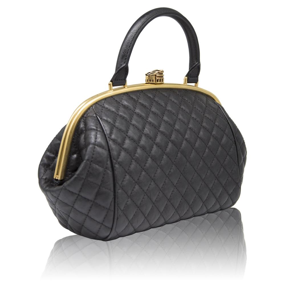 Black Chanel Paris-Rome Collection Bag