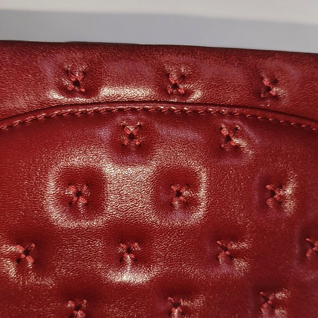Chanel Paris-Rome Cross Stitch Mini Coco Handle Red Lambskin Crossbody Bag, 2017 14