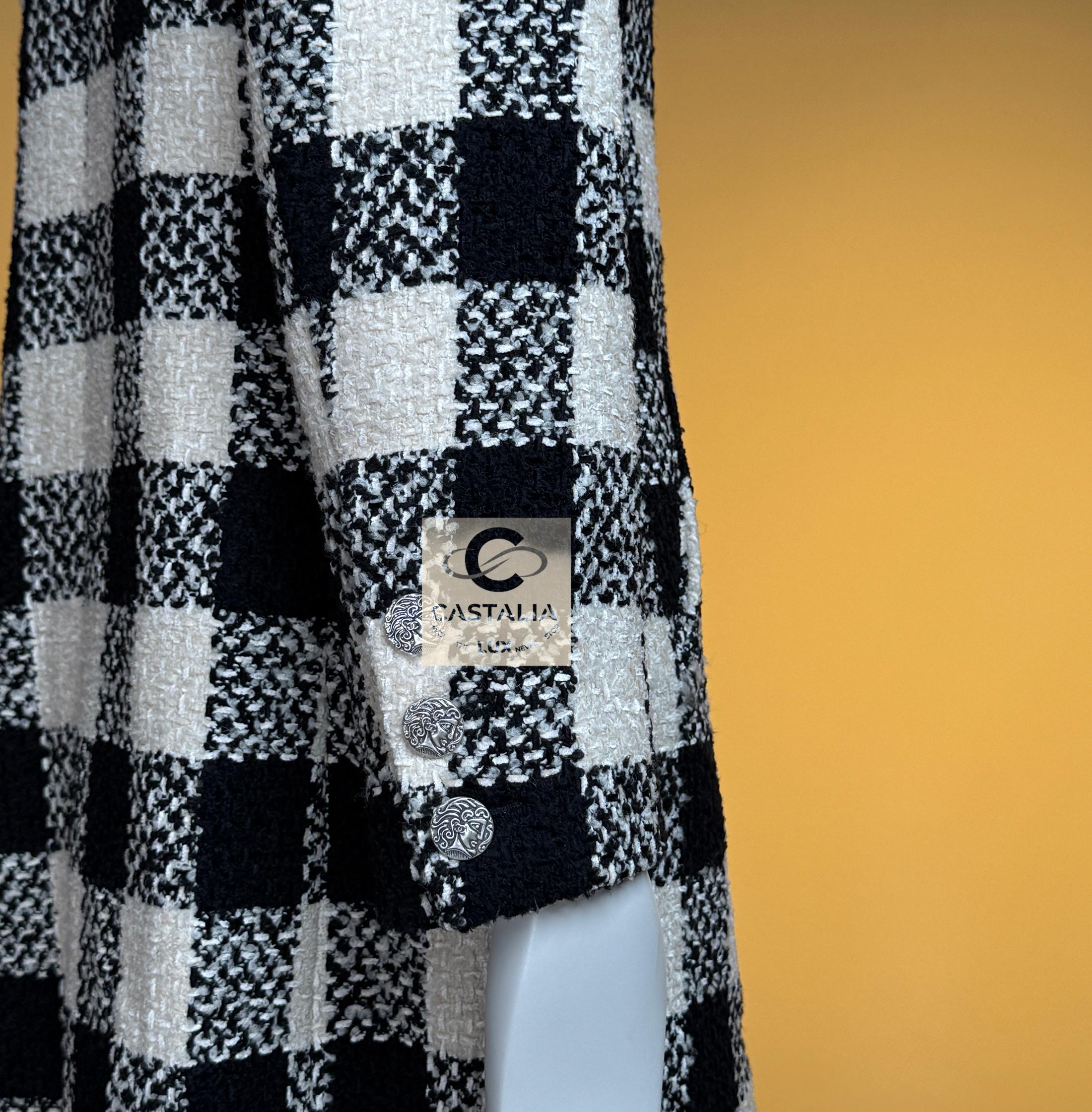 CHANEL París / Roma Nueva Declaración Chaqueta de tweed 36 FR en venta 10