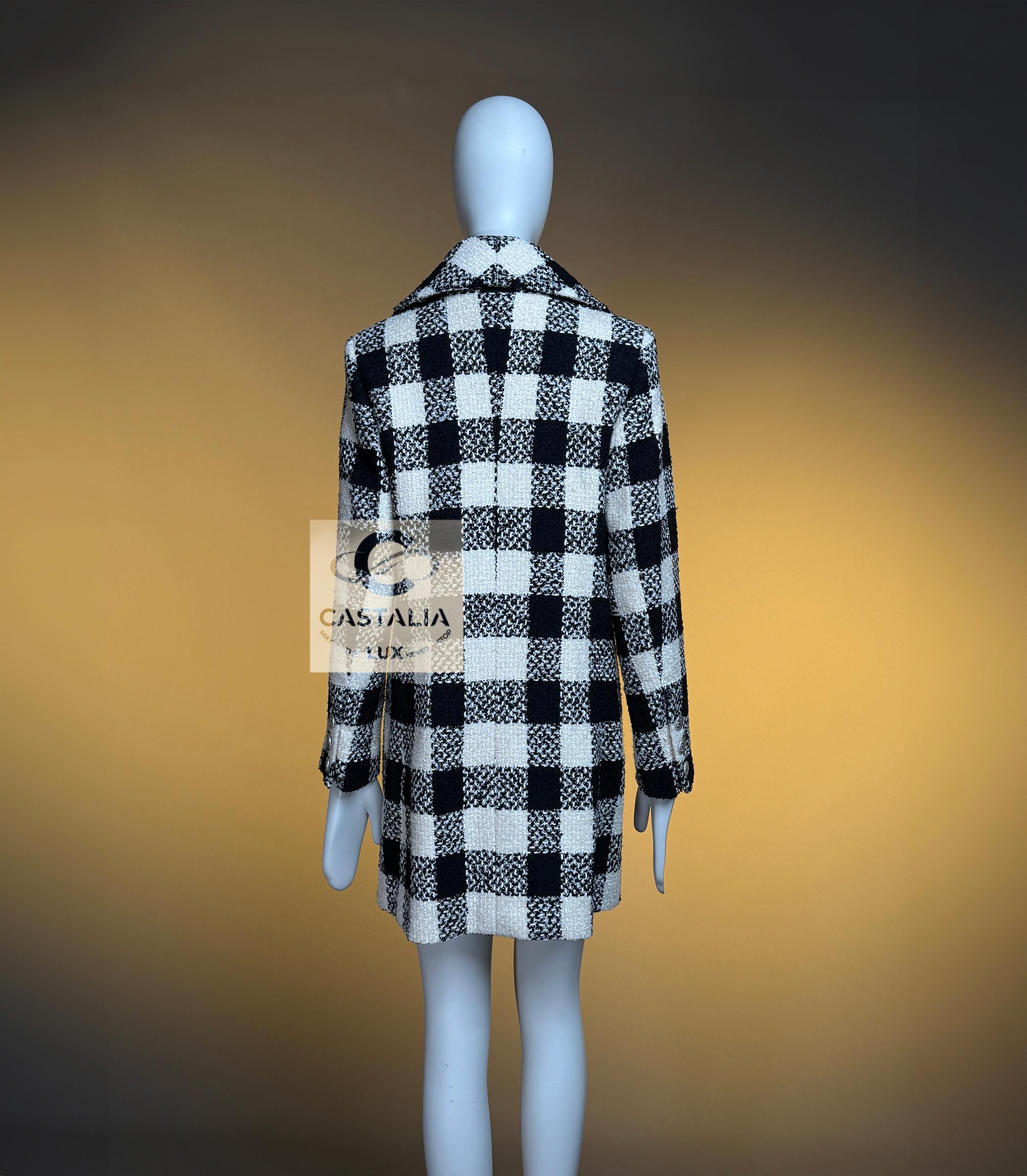 CHANEL París / Roma Nueva Declaración Chaqueta de tweed 36 FR en venta 12