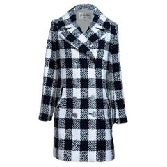 CHANEL París / Roma Nueva Declaración Chaqueta de tweed 36 FR