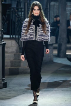 Chanel Paris / Rome Runway Collectible Cape Jacket 38 FR