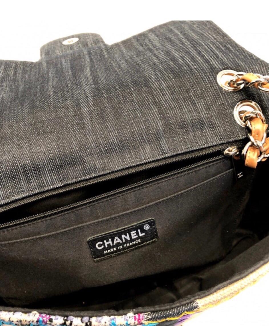 Beige CHANEL Paris Sac Classic Jumbo PATCHWORK multicolor, 2011