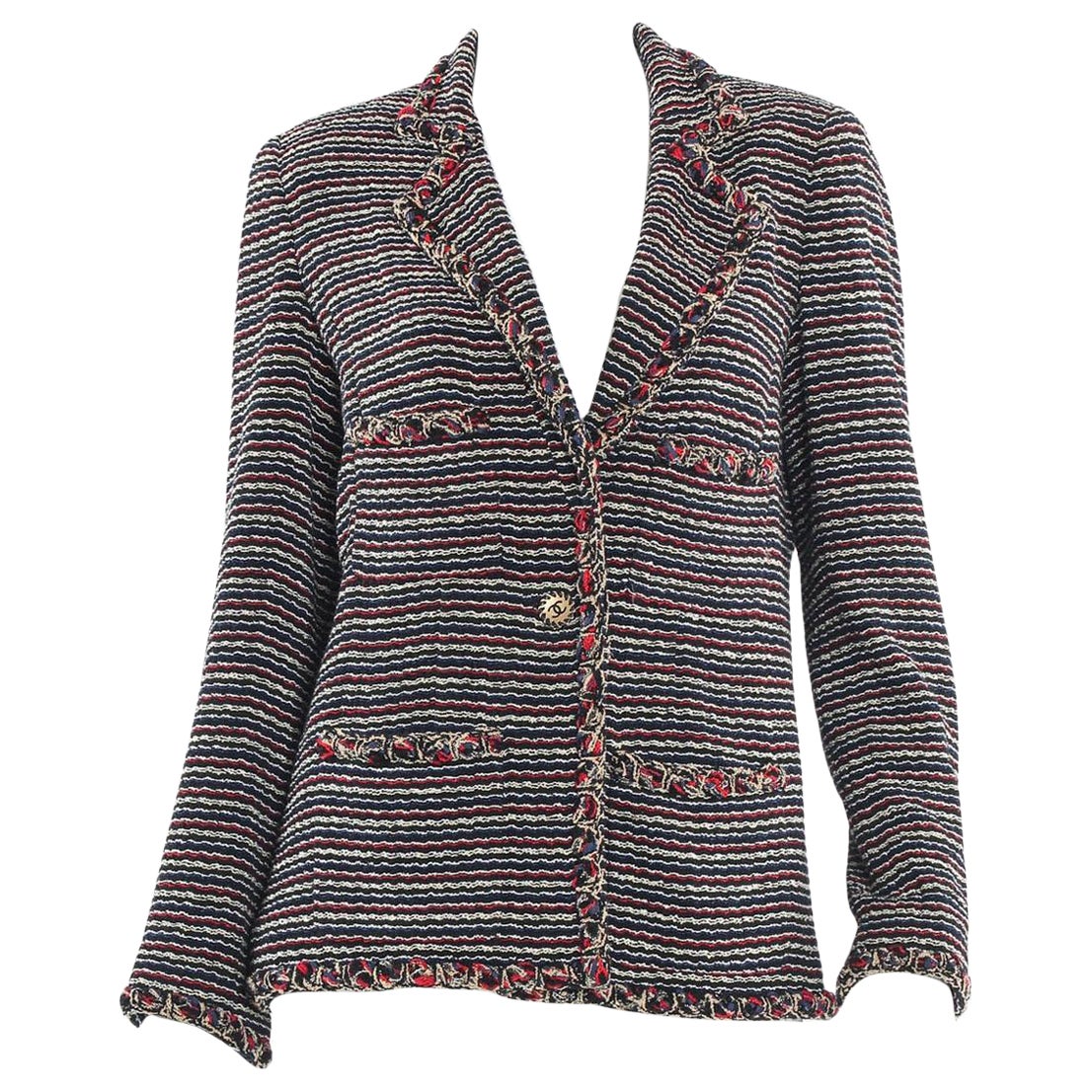 Chanel Paris / SAINT-TROPEZ Giacca in tweed Lesage 36 FR