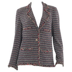 Chanel Paris / SAINT-TROPEZ Laufsteg Lesage Tweed Jacke 36 FR