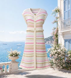 CHANEL Paris / Saint-Tropez Runway Maxi Cardigan 34 FR