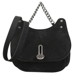Chanel Paris-Salzburg Austrian Flap Messenger Quilted Nubuck Small