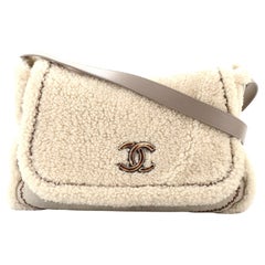 Chanel Paris-Salzburg Austrian Messenger Shearling with Suede Small