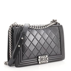 Chanel Paris-Salzburg Boy Flap Bag Embossed Calfskin New Medium