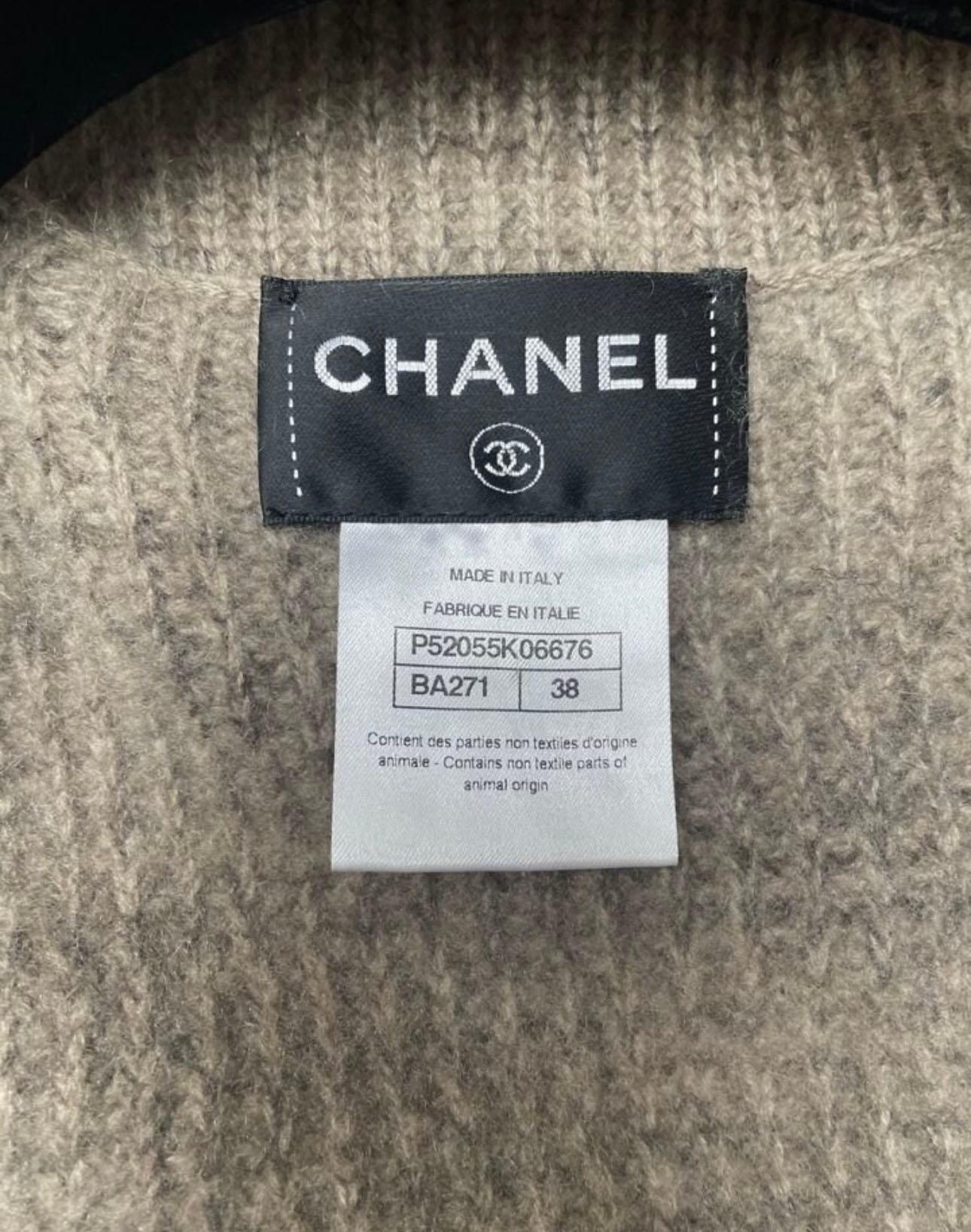 Chanel Paris / Salzburg Cashmere Cardi Coat with CC Dear Buttons 38 FR 3