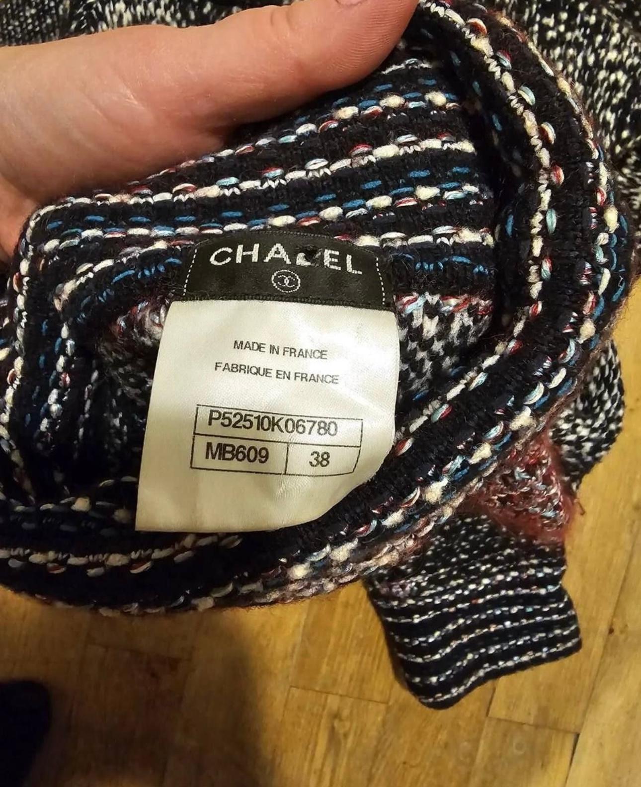 Chanel Paris / Salzburg Cashmere Knit Relaxed Jumper 4