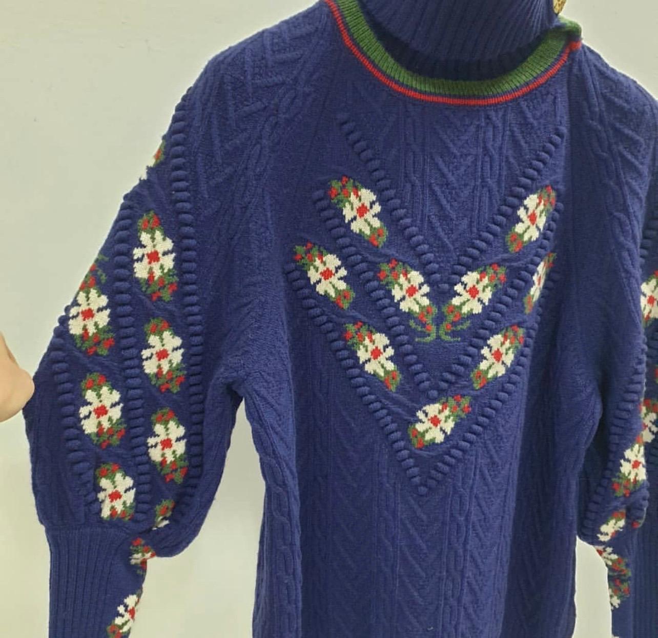 Purple Chanel Paris-Salzburg Cashmere Sweater