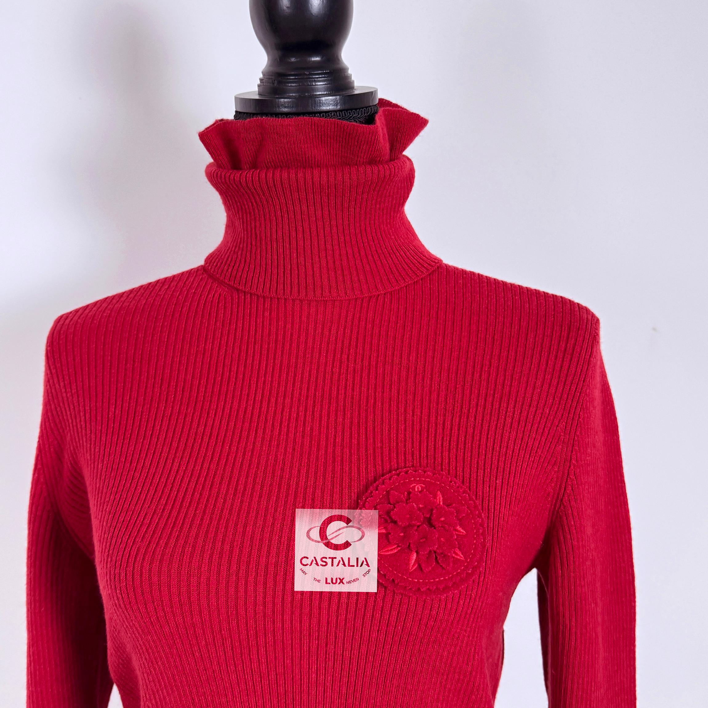 Chanel Parigi / Salisburgo CC Maglia con patch Edelweiss In condizioni ottime a Dubai, AE