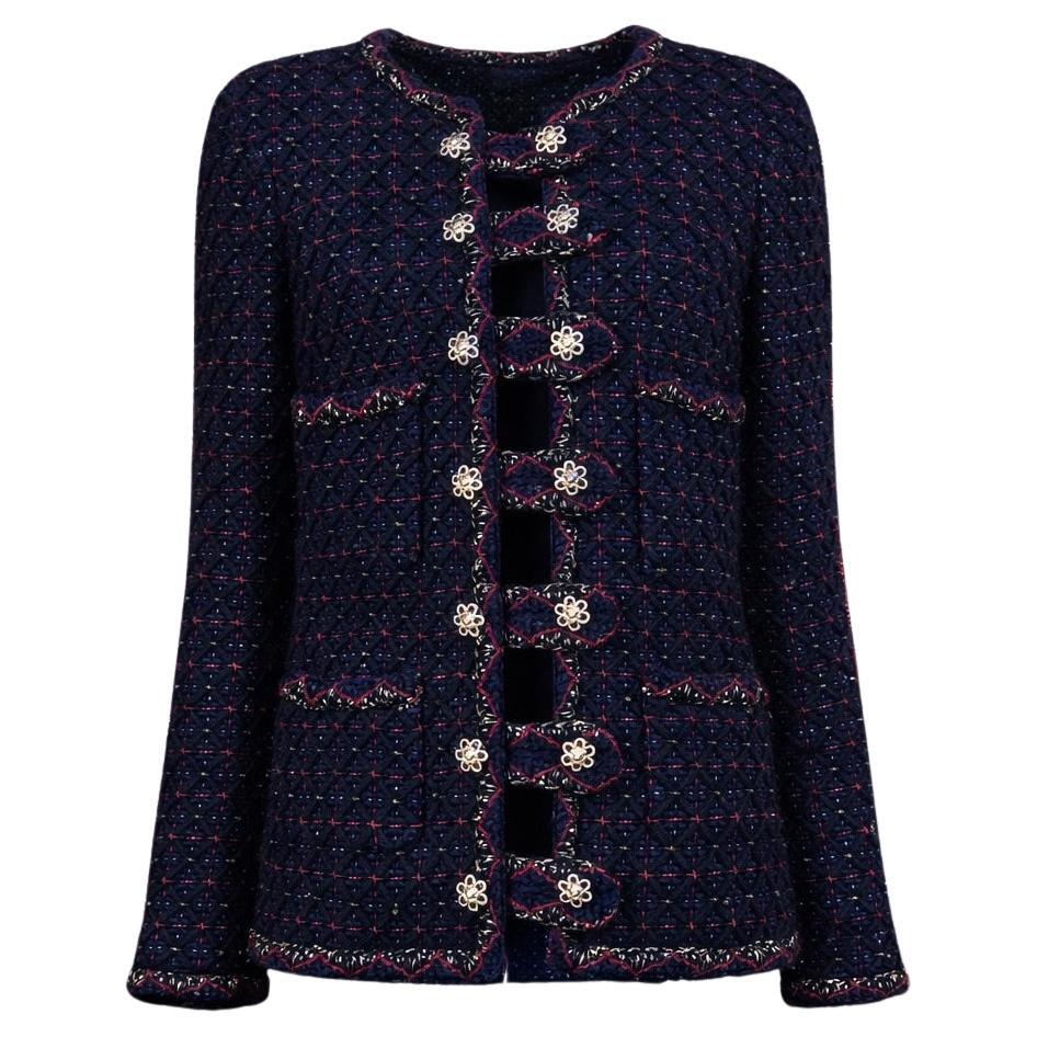 CHANEL Paris / SALZBURG Embroidered Tweed Jacket 36 FR