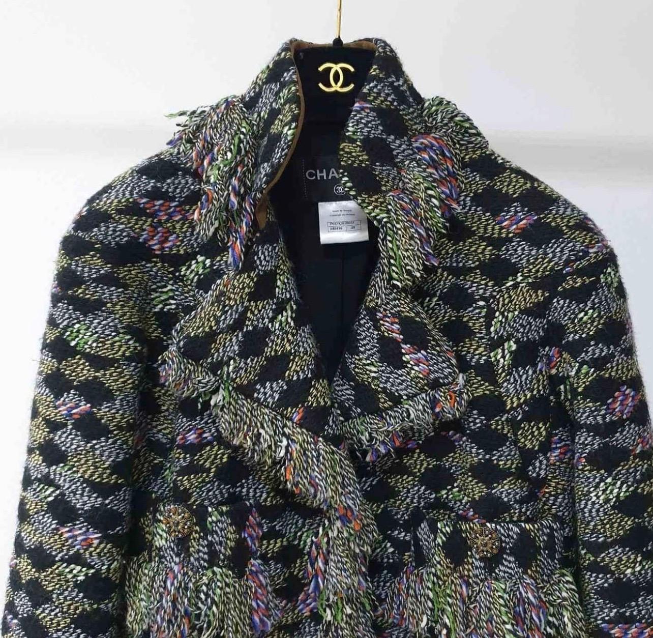 CHANEL Paris-Salzburg Fantasy Tweed Coat 1