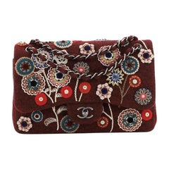 Chanel Paris-Salzburg Flap Bag Embroidered Felt Jumbo