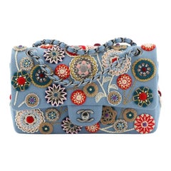 Chanel Paris-Salzburg Flap Bag Embroidered Felt Medium 