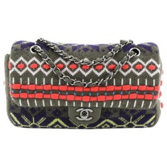 Chanel Paris-Salzburg Flap Bag Multicolor Cashmere Medium